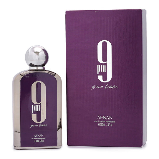 9 Pm Pour Femme by Afnan EDP Spray 3.3 oz for Women
