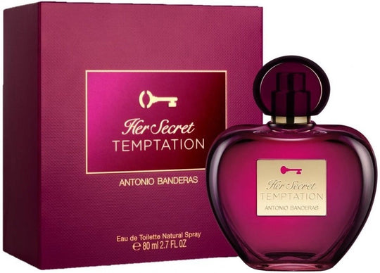 Antonio Banderas Her Secret Temptation Eau De Toilette Spray 2.7 OZ (80 ml) For Women