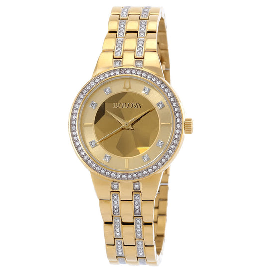 Bulova Phantom Women's Gold-tone Bracelet Quartz Watch - 97L176