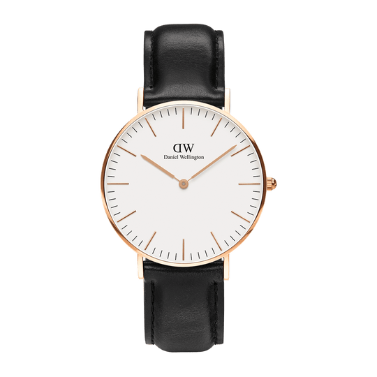 Daniel Wellington Sheffield Men's Black Strap Quartz Watch - 0107DW