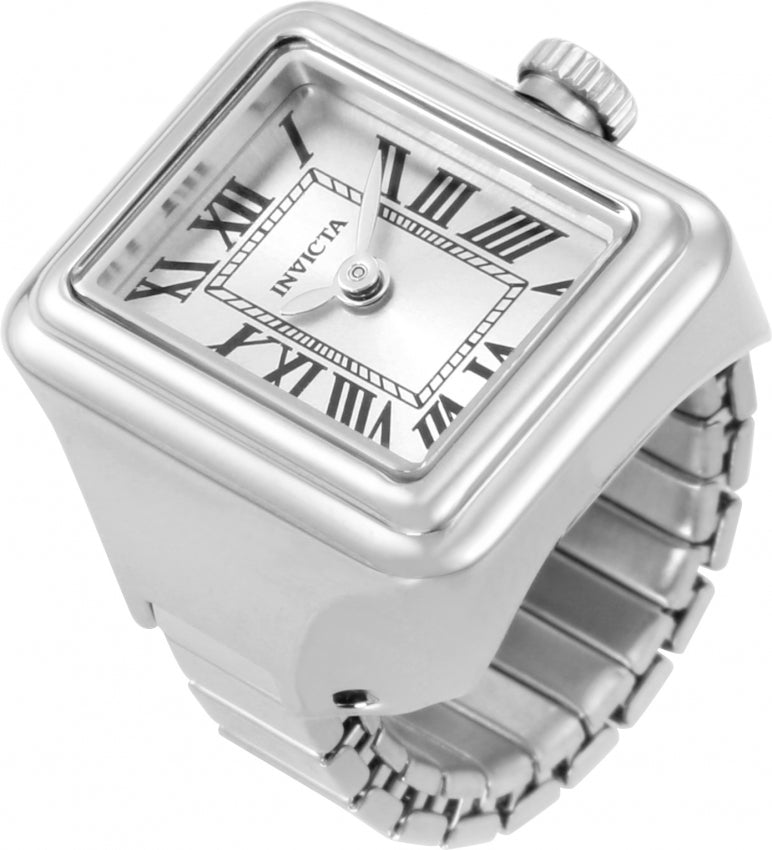 InvictaWomen's 49894 Mini Ring Watch Quartz PC10 Silver Dial Watch