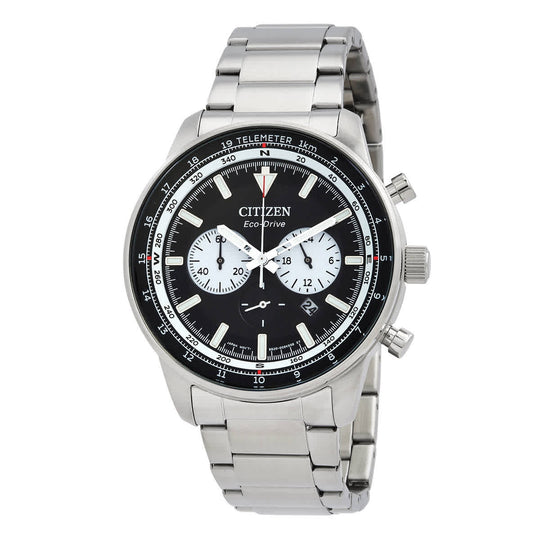 Citizen Eco-Drive Men's silver-tone Bracelet Quartz Watch - CA4500-91E