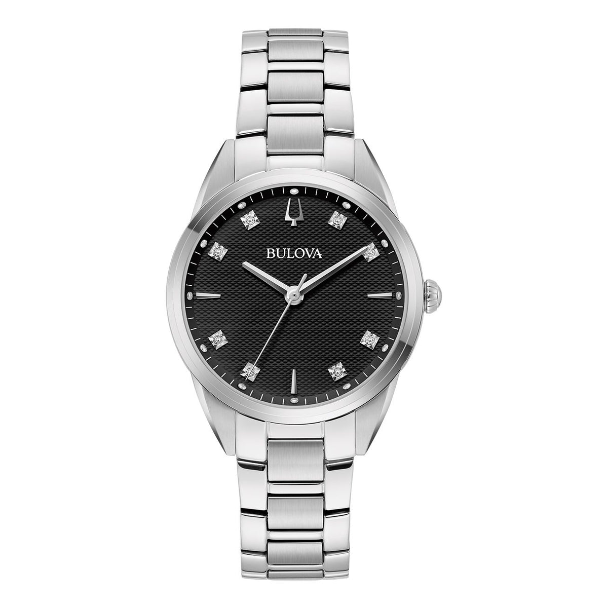 Bulova Sutton Collection Women's Silver-tone Bracelet Quartz Watch - 96P236