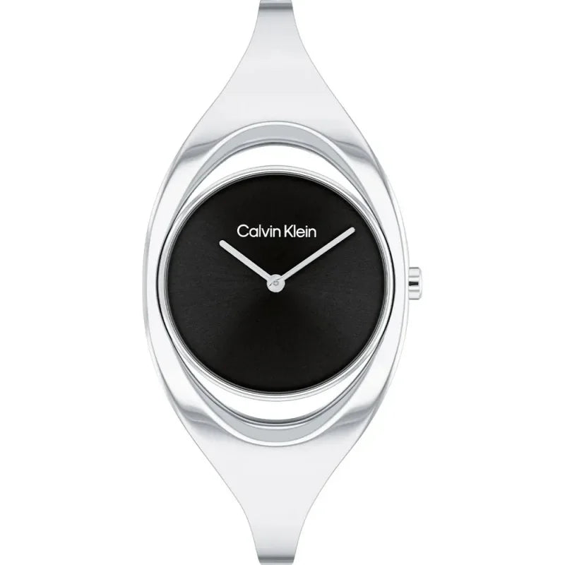 Calvin Klein Sculpt Collection Women's Silver-tone Bracelet Quartz Watch - 25200423