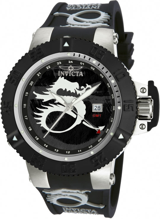 Invicta Men's 13915 Subaqua Dragon Quartz Black Dial Watch