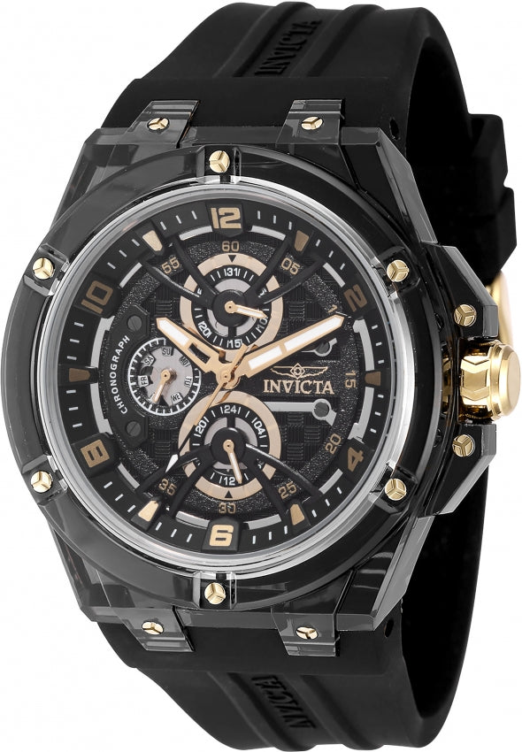 Invicta Men's 48807 Invicta Racing Quartz VH67 Black Dial Watch