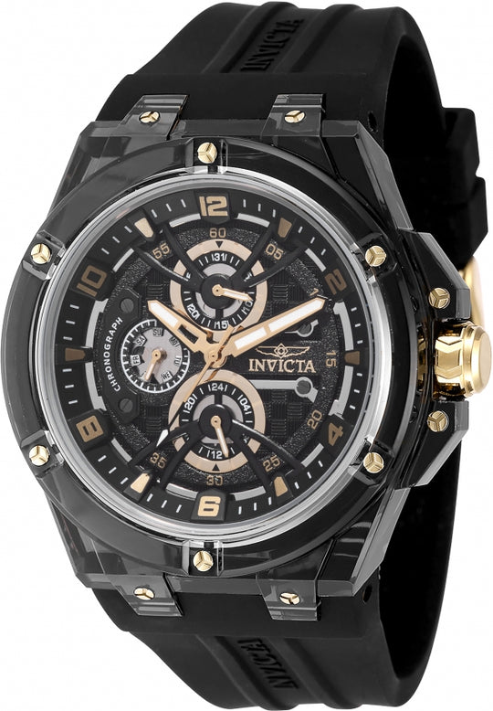Invicta Men's 48807 Invicta Racing Quartz VH67 Black Dial Watch