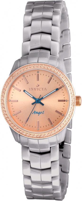 Invicta Women's 14912 Ceramics Quartz Rose Gold Dial Watch
