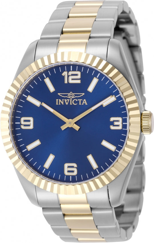 InvictaMen's 49678 Specialty Quartz PC20S Blue Dial Watch