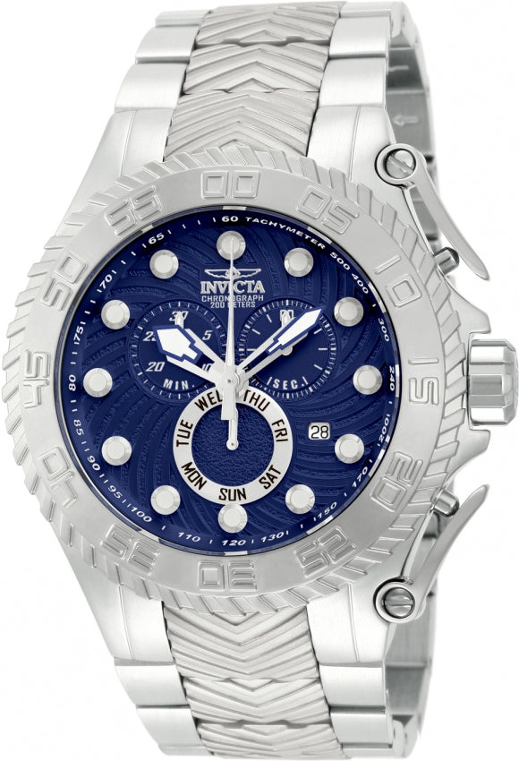 Invicta Men's 12932 Pro Diver Quartz Chronograph Blue Dial Watch