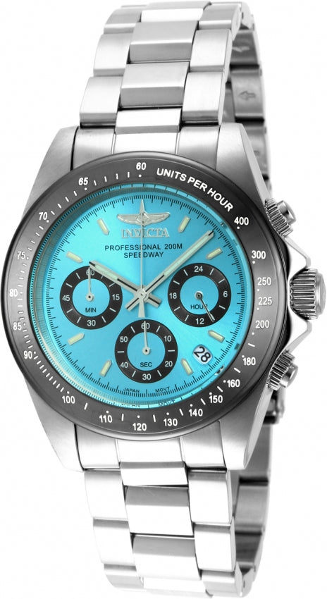 Invicta Women's 15589 Speedway Quartz Chronograph Light Blue Dial Watch