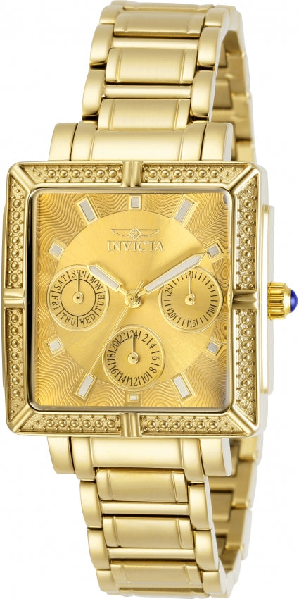 Invicta Women's 14871 Wildflower Quartz Chronograph Gold Dial Watch