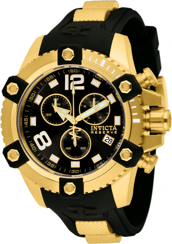 Invicta Men's 11172 Reserve Octane Quartz Chronograph Black Dial Watch