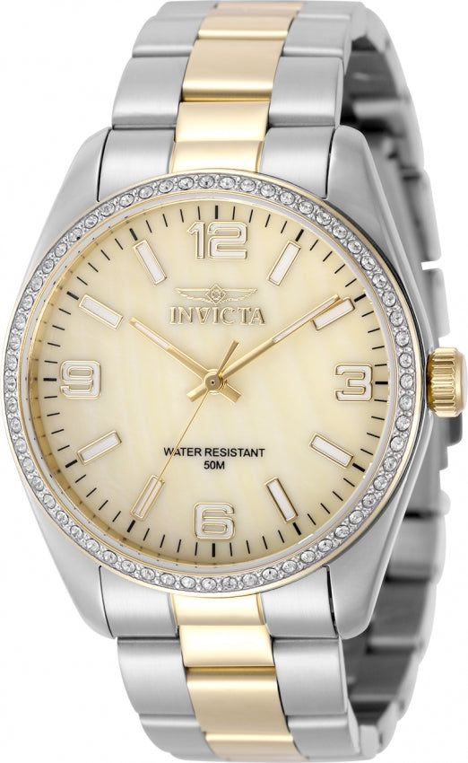 Invicta Women's 50135 Specialty Quartz PC21 Gold Dial Watch