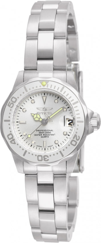 Invicta Women's 12519 Pro Diver Quartz Silver Dial Watch