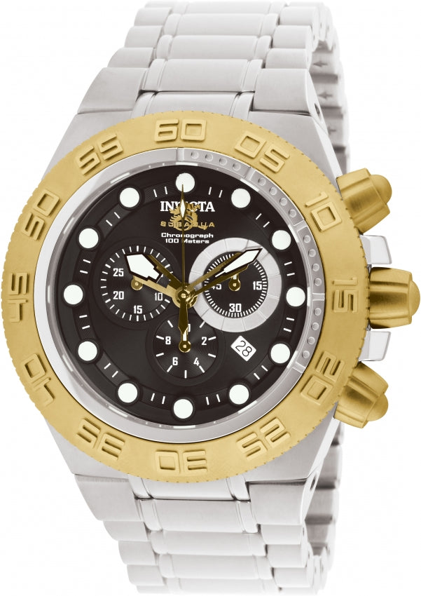 Invicta Men's 1528 Subaqua Noma IV Quartz Chronograph Black Dial Watch