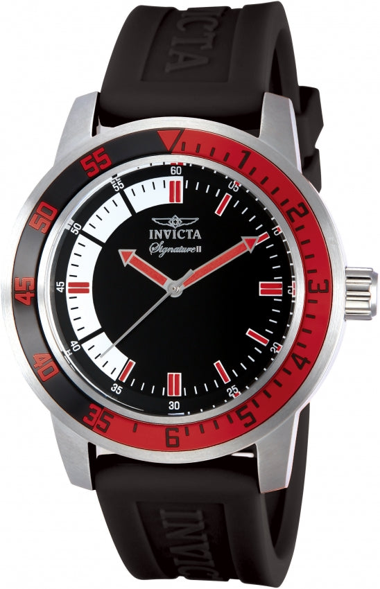 Invicta Men's 7460 Signature Quartz Black Dial Watch