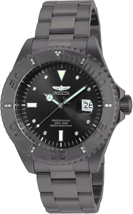 Invicta Men's 14785 Pro Diver Quartz Black Dial Watch