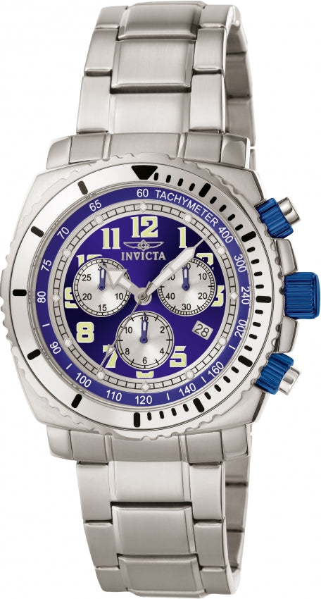Invicta Men's 0617 Specialty Quartz Chronograph Blue Dial Watch