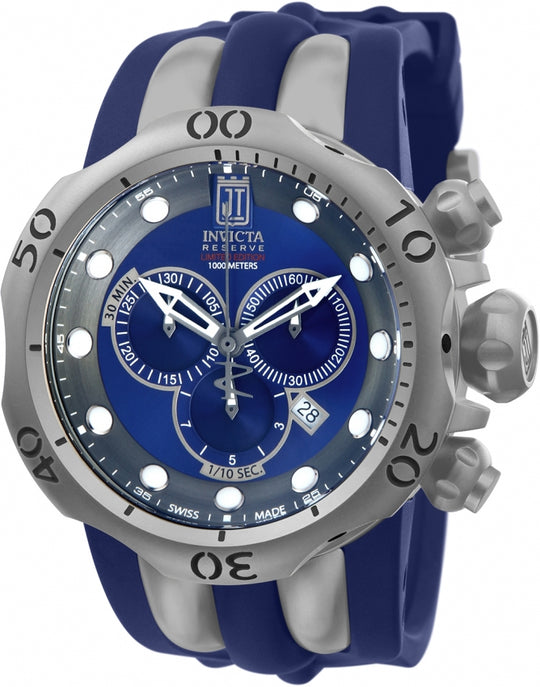 Invicta Men's 14415 JT Quartz Chronograph Blue Dial Watch