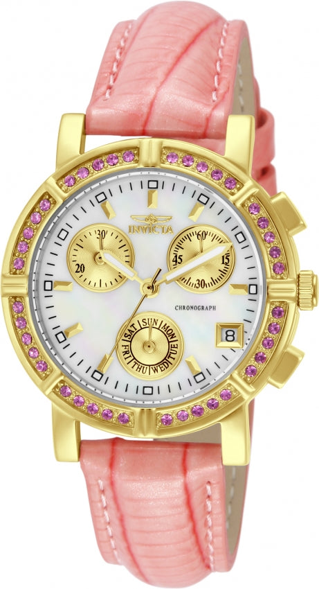Invicta Women's 10317 Wildflower Quartz Chronograph Silver Dial Watch