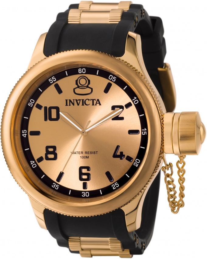 Invicta Men's 1439 Pro Diver Quartz Rose Gold Dial Watch