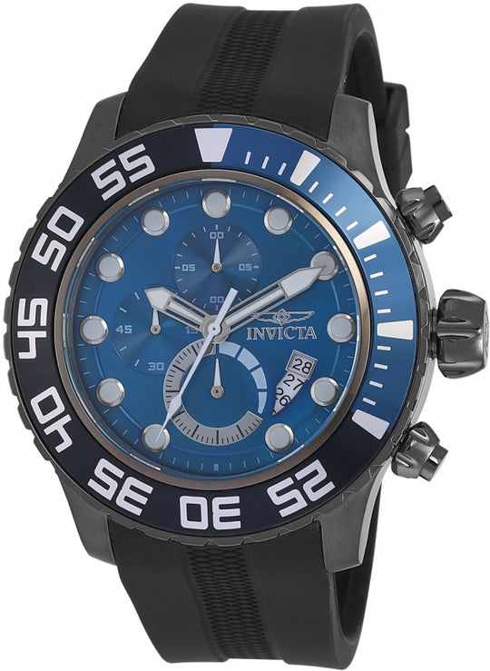 Invicta Men's 19248 Pro Diver Quartz Chronograph Blue Dial Watch