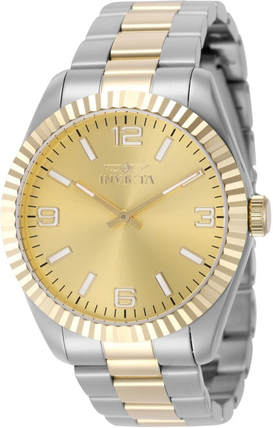Invicta Men's 49679 Specialty Quartz PC20S Gold Dial Watch