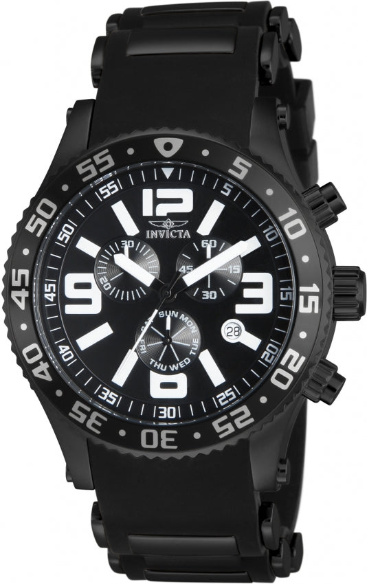 Invicta Men's 12144 Specialty Quartz Black Dial Chronograph Watch