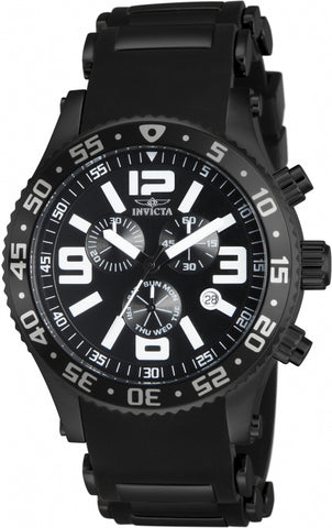 Invicta Men's 12144 Specialty Quartz Black Dial Chronograph Watch