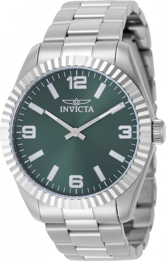 Invicta Men's 49672 Specialty Quartz PC20S Green Dial Watch