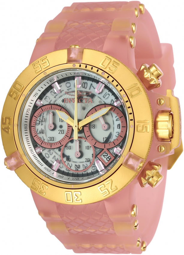 Invicta Women's 24382 Subaqua Quartz Chronograph White Dial Watch
