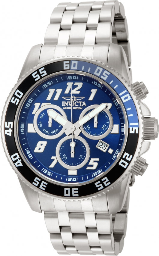 Invicta Men's 16526 Cruiseline Quartz Chronograph Blue Dial Watch