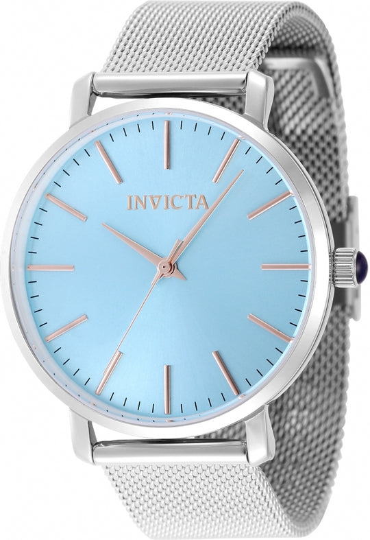 Invicta Women's 48844 Angel  Quartz 3 Hand Tiffany Blue Dial Watch