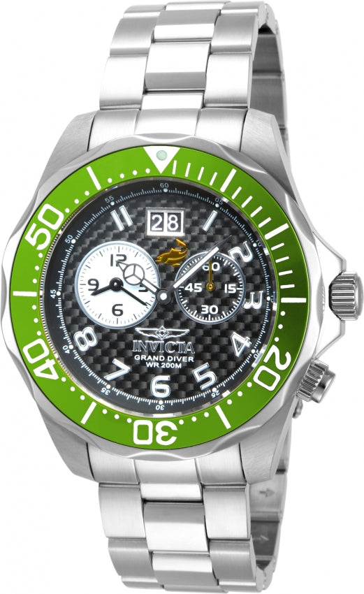Invicta Men's 14443 Pro Diver Quartz Black Dial Watch
