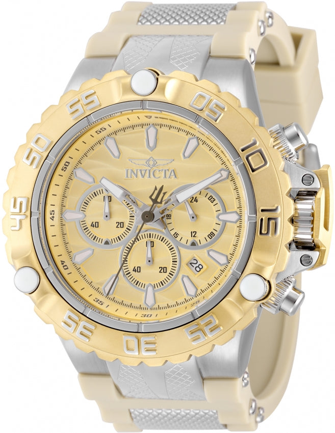 InvictaMen's 48553 Subaqua Quartz VD53 Gold, Silver Dial Watch