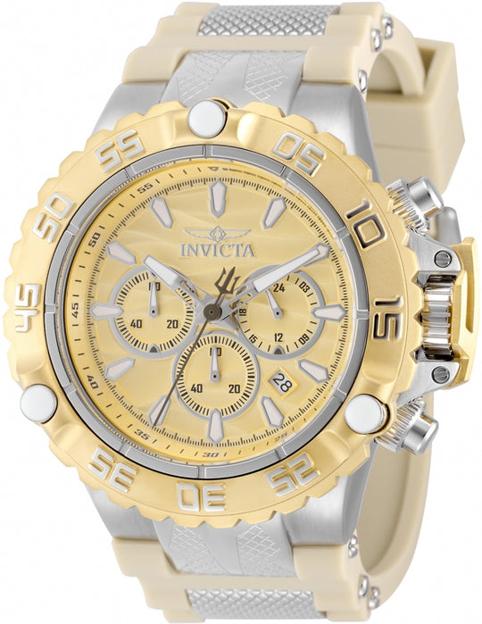 InvictaMen's 48553 Subaqua Quartz VD53 Gold, Silver Dial Watch
