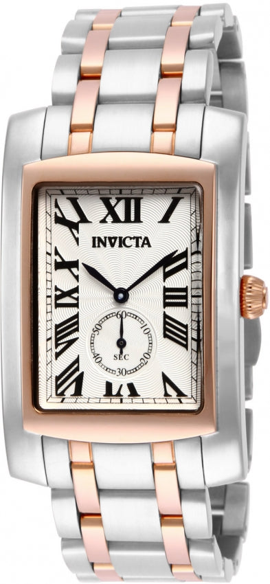 Invicta Men's 14699 Cuadro Quartz Silver Dial Watch