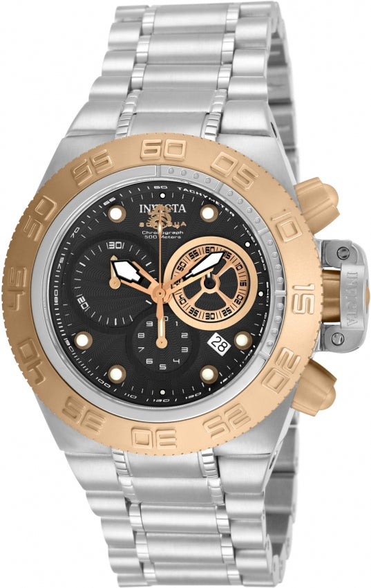 Invicta Men's 10140 Subaqua Noma IV Quartz Chronograph Black Dial Watch