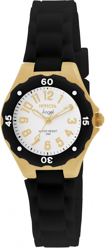 Invicta Women's 1629 Angel Quartz White Dial Watch
