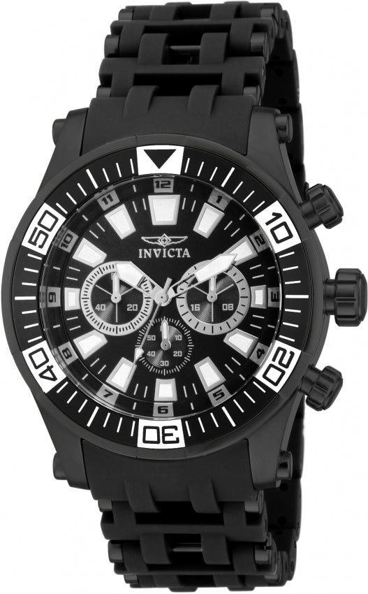 Invicta Men's 14561 Sea Spider Quartz Chronograph Black Dial Watch