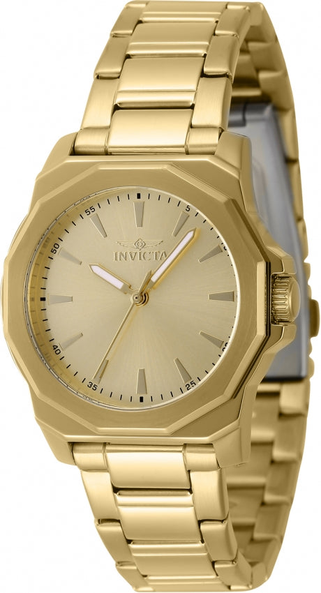 Invicta Women's 47339 Speedway Quartz 3 Hand Gold Dial Watch