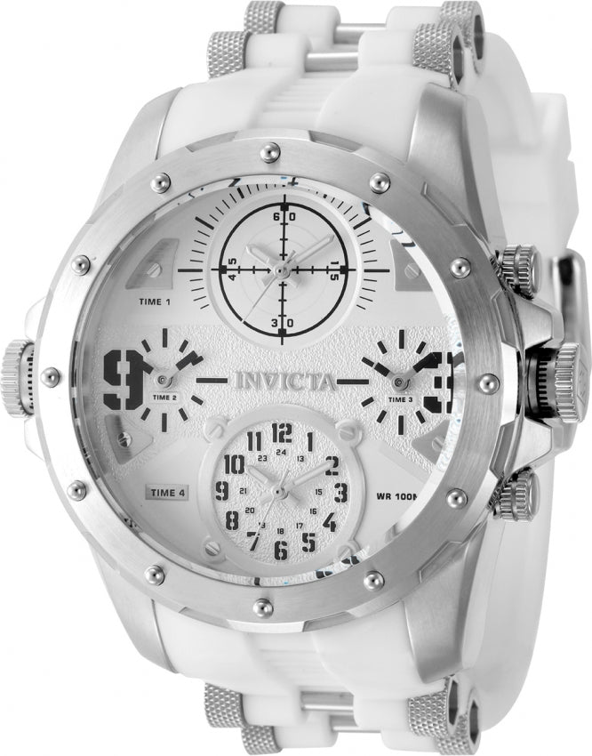 Invicta Men's 50217 Coalition Forces Quartz, Quartz PC20S, PC21S Silver Dial Watch