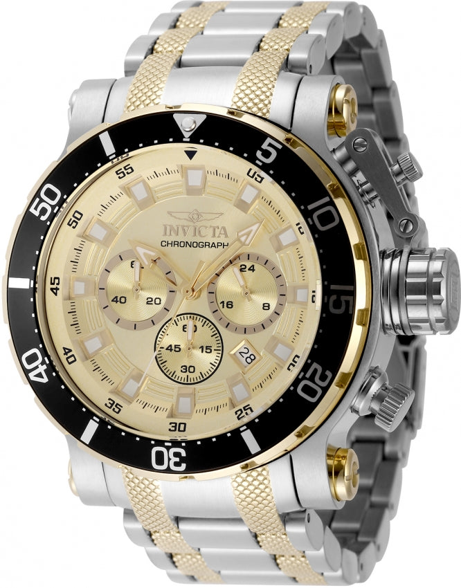 Invicta Men's 49224 Coalition Forces Quartz VD53 Gold Dial Watch