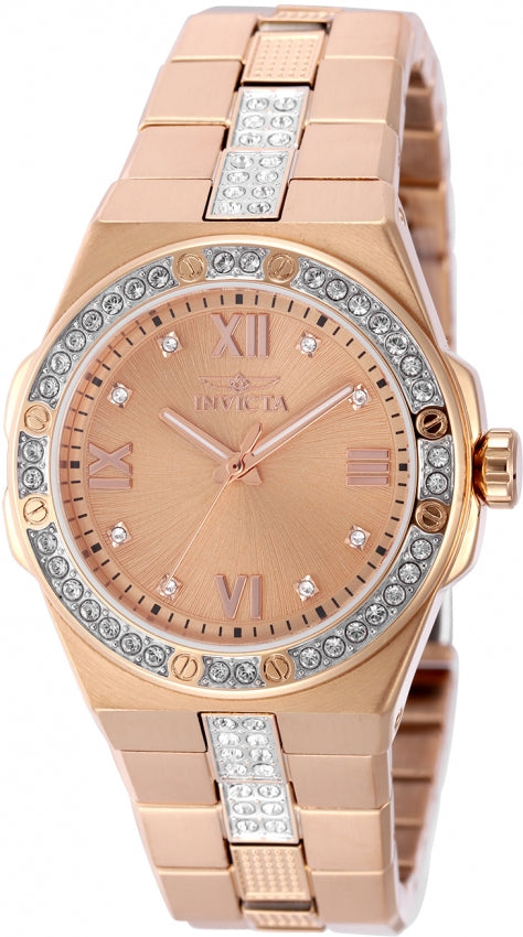 Invicta Women's 50190 Specialty Quartz PC21 Rose Gold Dial Watch