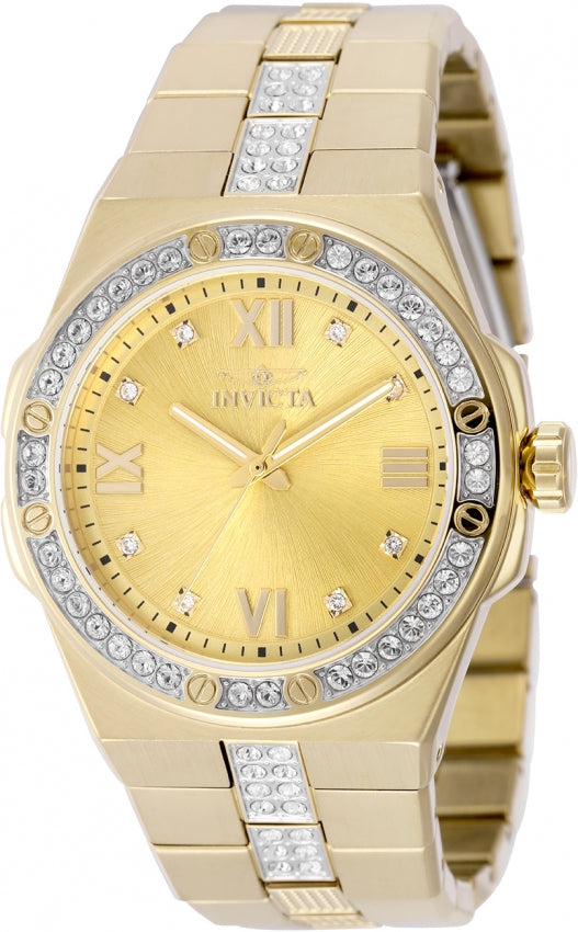 Invicta Men's 50184 Specialty Quartz PC21 Gold Dial Watch