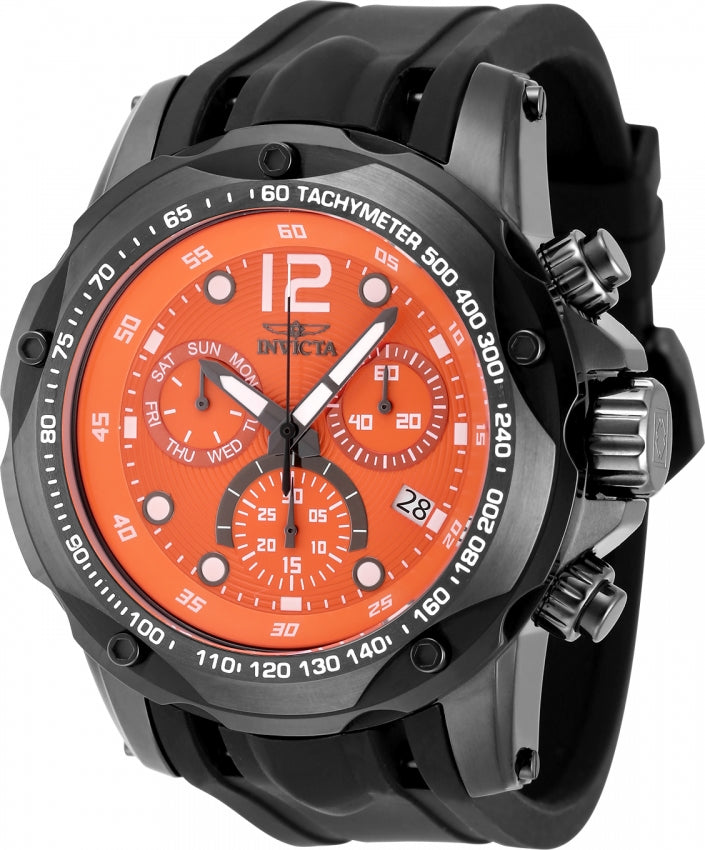 Invicta Men's 48909 Speedway Quartz Z60 FE Orange Dial Watch
