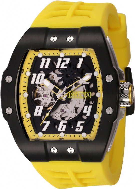 Invicta Men's 44893 S1 Rally Automatic NH70 Yellow, Black Dial Watch