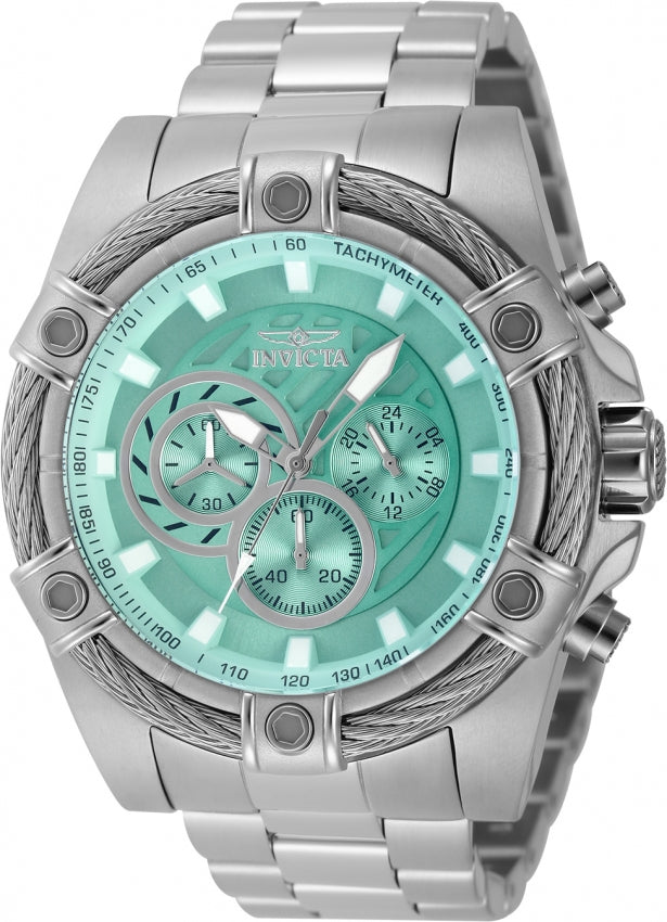 Invicta Men's 45874 Bolt Quartz VD54 Turquoise Dial Watch