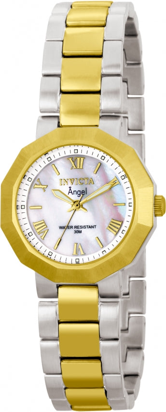 Invicta Women's 0544 Angel Quartz Mother of Pearl Dial Watch